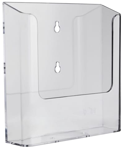 A5 Transparante Wandfolderhouder / Brochurehouder / Houder Met Boorgaten - Type A5-Transparant