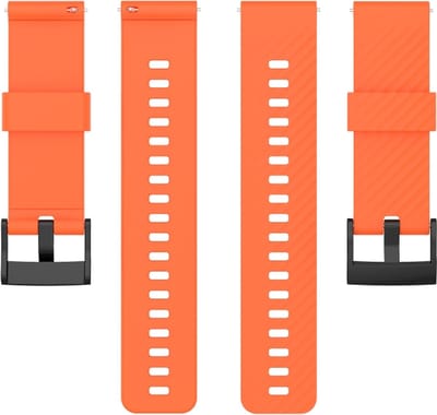 Siliconen bandje - geschikt voor Suunto 9 Peak (Pro) / 7 / 5 Peak / Suunto Race (S) / Suunto Vertical / Suunto Run - oranje