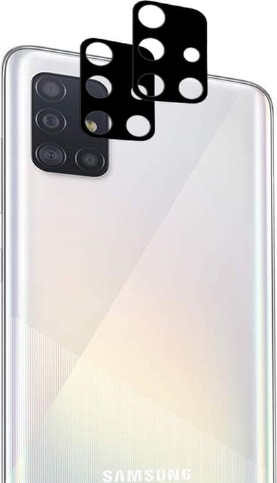 Camera Protector voor Samsung Galaxy A51 - 2 stuks van glas Transparante glazen