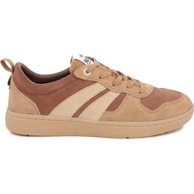Palladium Pallacup Flame SDE Brown Dear Sneakers Beige Combi Suede Heren - Beige Combi - 43