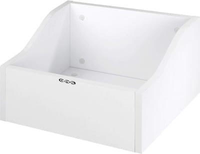 Vinyl Opbergbox - Platenkast Box - Vinyl Verzameling Opbergen - Massief MDF Hout - 360 x 260 x 335 mm