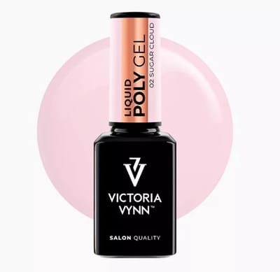 Liquid Polygel Sugar Cloud nr 02 Victoria Vynn 15ml Hema/DiHema vrij gelnagels - gel - liquidgel - polygel - nagels - manicure - nagelverzorging - nagelstyliste - buildergel - builder - uv / led - opbouwnagels - 15ml - CaramdiaLiquid Polygel Silver H