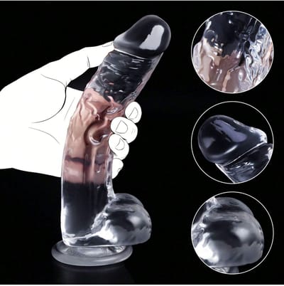Oneay XXS Realistische penis met sterke zuignap, unisex speeltje, anaalplug, seksspeeltje voor stellen, anaalpenis voor mannen/vrouwen/homoseksuelen, seksspeeltje voor volwassenen of seksspeeltje voor beginners.