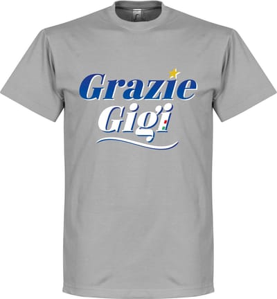 Grazie Gigi Text T-Shirt  - S