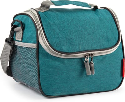 Plasticforte Koeltas/lunchtas Callela - groen - 6.5 liter - 17 x 26 x 20 cm - strand - lunchtas