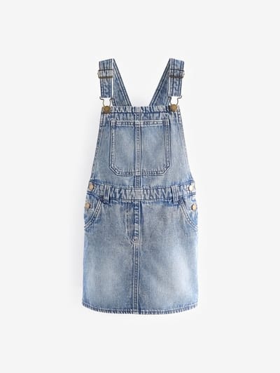 Next - Meisjes - Denim overgooier - Blauw