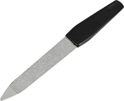 Benson Nagelvijl - compact - metaal / kunststof - zwart - 9 cm