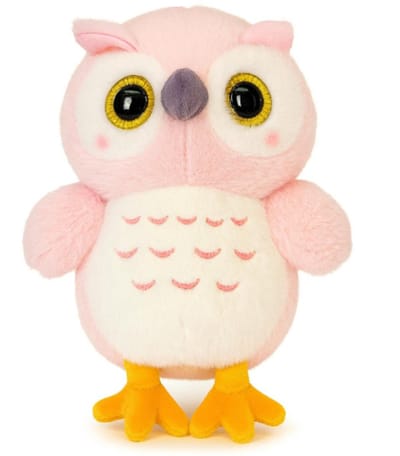 Uil (Roze) Pluche Knuffel Vogel 30 cm - Speelgoed Knuffels voor Kinderen Jongens Meisjes - Owl Plush Toy
