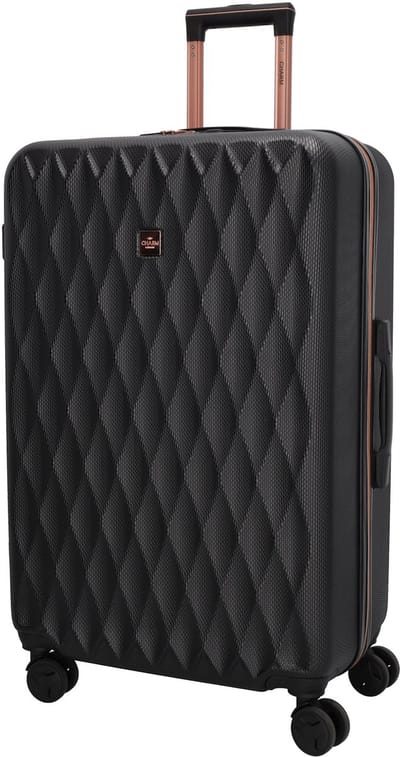 Charm London Honey Koffer - L - Grote Maat - 106 Liter - TSA Slot - 76 x 49 x 30.5 cm - Travel - Reizen - Hardcase - Zwart