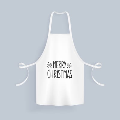 Akyol - kerst merry christmas Keukenschort - Kerstmis - kerst beker - winter - kerst - christmas - kerst cadeau - 82 bij 71 cm