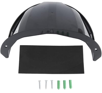 Dailygoody - Universele Camera Afdekking - Zon en Regen Bescherming - Weerbestendig - Zwart - Beveiliging Camera Hoes - Geschikt voor Dome Camera's - ...