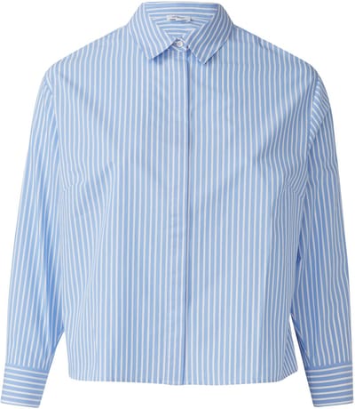 s.Oliver - female - Gestreepte popeline blouse in een boxy pasvorm