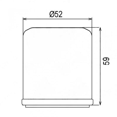 Filtre à huile origine pour scooter Malaguti 125 Madison 3 2006 à 2011 Neuf