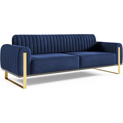 3-zitsbank Nouveau velvet | NADUVI Collection