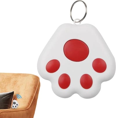 Huisdier Tracker - Locatie Tracker Sleutelhanger - Objecten Terugvinden - Real-time Draadloze Locatie - 42 x 40 x 10 mm