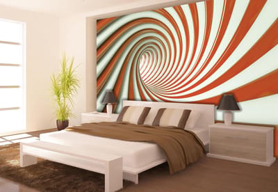Abstract Swirl Photo Wallcovering