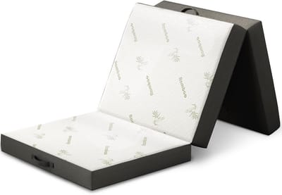 Opvouwbaar Drievoudig Gastenmatras met Afneembare Hoes - Comfortabel Slaap- en Loungemateriaal