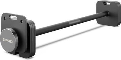 Zipro® SQUARE - Halterstang - Verstelbare Gewicht 27,3kg - Schroefsluiting Star Lock - Barbell - Gewichtenstang - halters en gewichten - Geschikt voor Krachttraining, Fitness, CrossFit & Functional Training - Sport Gewichten voor Thuis
