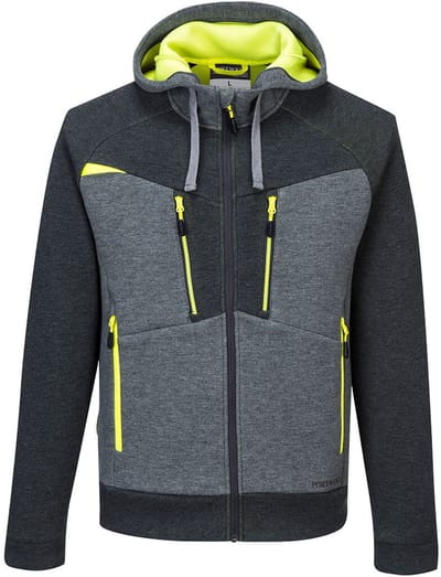 Portwest DX4 Hoodie met rits DX472 - Mol grijs - XS