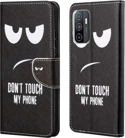 Coverup Hoesje - Geschikt voor Samsung Galaxy A53 Hoesje - Coverup Book Case - Don't Touch