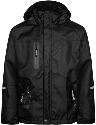 Zwarte ademende regenjas van Lyngsøe Rainwear XL