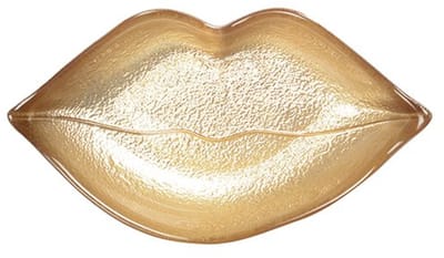 AULICA - Briljante Golden Mounth Cup - Sieradenschaaltje - chocoladeschaaltje - 17,5x4x4cm - Goud