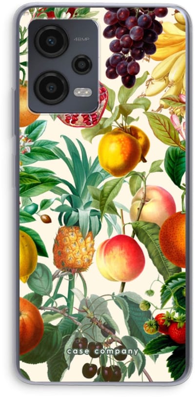 Case Company® - Hoesje geschikt voor Xiaomi Redmi Note 12 hoesje - Classic Flora - Soft Cover Telefoonhoesje - Bescherming aan alle Kanten en Schermrand