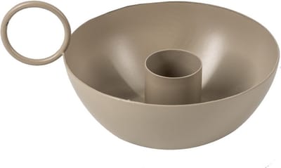 Kaarsenstandaard bowl sand