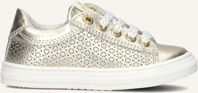 Develab 42868 Lage sneakers - Leren Sneaker - Meisjes - Goud - Maat 24