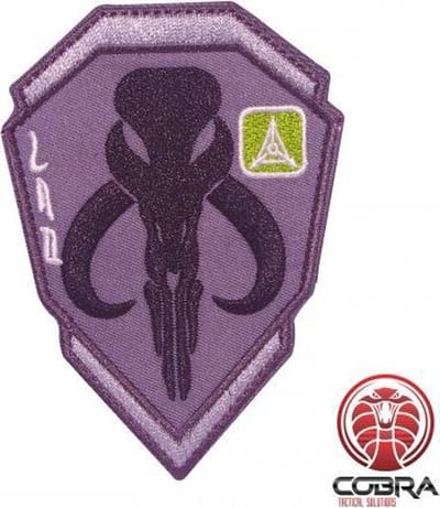 Boba Fett Mandalorian zwarte Star Wars geborduurde film patch embleem met velcro