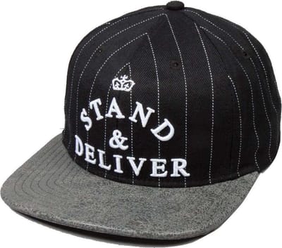 King Apparel Stand & Deliver Snapback - Black