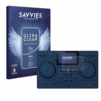 Savvies - Screenprotector voor AlphaTheta OMNIS-Duo - Folie Beschermfolie transparant 6 Stuks