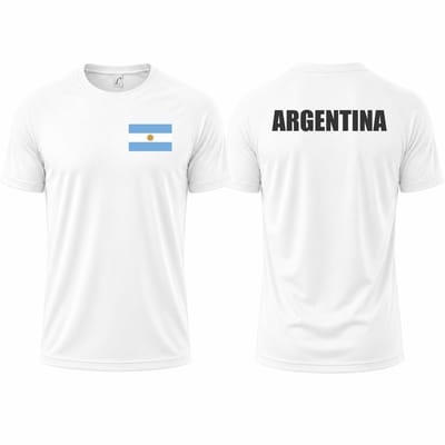 Landenteams Argentinië - WK 2026 - Voetbal Shirt - Maat S - Voetbaltenue - Voetbal Spullen - Dry Fit - Ademend - Mesh – Raglan Mouwen