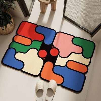 Kleine Frisse Badkamer Zachte Diatomeeënaarde Mat Badkamer Antislip Slijtvaste Mat Toilet Waterabsorberend Gemakkelijk Te Onderhouden Voetmat 30 * 40 [Soft Diatom Mud] small