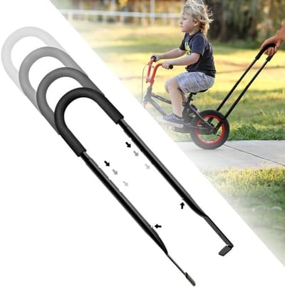 SnelShoppen - Kinderen Fiets Veiligheid Trainer Handgreep Balans Duwbar, Ideaal voor Beginners, Lichtgewicht, Stevig, Geschikt voor Jongens en Meisjes