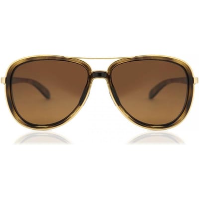 Lunettes de soleil Oakley Oo4129 Split Time Polarisées 412906 pour femme Brown/58-13-133
