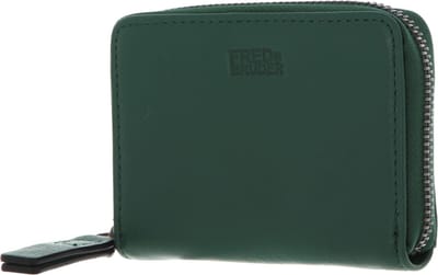 FREDsBRUDER Leren Portemonnee FB Coin Nugget II Emerald Donkergroen