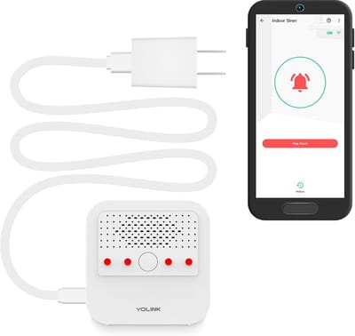 Draadloze 110 dB Smart Sirene Alarm voor Thuisbeveiliging - Inbraakalarm, Paniekalarm, en Akoestische Waarschuwingen