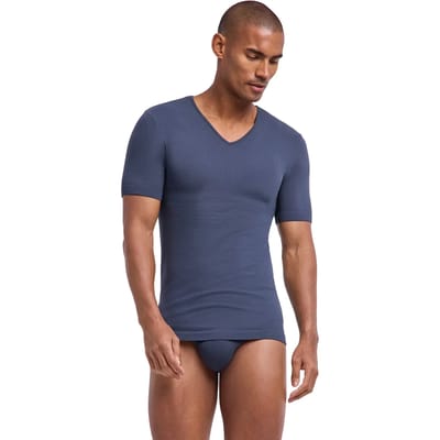 FALKE Daily Seamless naadloos modal top van onderlaag heren grijs - maat M