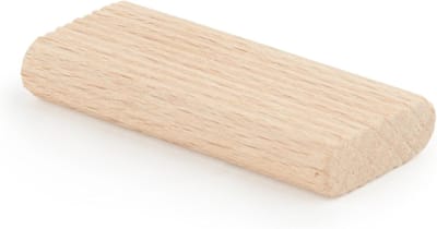 Houten pluggen - Bevestigingspluggen deuvels - Meubelverbinding maken - Anti-verdraaiing ontwerp - 8x22x40mm - Naturel