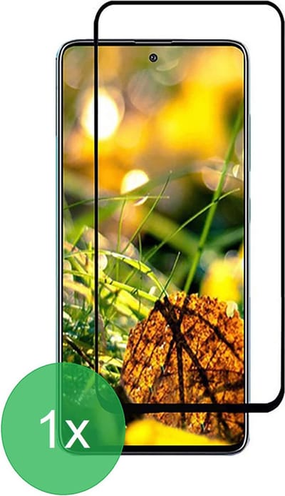 Volledige Screenprotector Glasplaatje Geschikt voor: Samsung Galaxy A51 - 1x - Screen protector - Full Cover glas - bescherming - beschermglas - ZT Accessoires