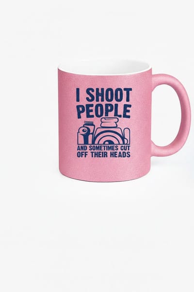 Grappige Koffiemok "I Shoot People" voor Fotografen - 330ml Keramische Mok