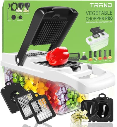 16-in-1 Groentesnijder en Hakmolen – Multifunctionele Keuken Gadget voor Snijden, Raspen en Pureren