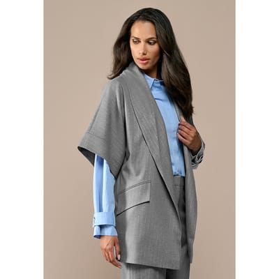 Roseline Lurex Blazer Grijs