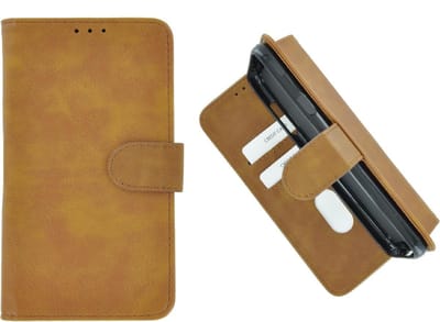 Pearlycase Hoes Wallet Book Case Bruin Geschikt voor Sony Xperia 10 Plus