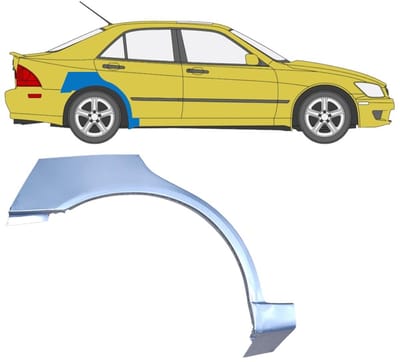 Reparatiepaneel achterspatbord voor Lexus IS 1998-2005 / Rechts