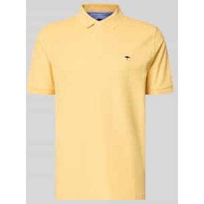 Fynch-Hatton Polo Uni Color Supima Cotton Pale Yellow / male