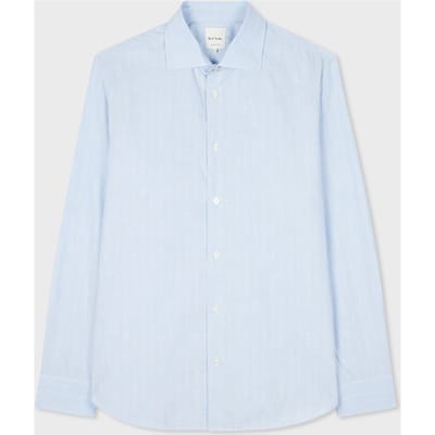 Paul Smith S/c Slim Fit Shirt Light Blue Maat: 16.5 | Zakelijke Overhemden Outlet | Heren | Blauw