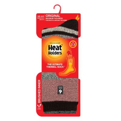 Dames Zachte Warme Winter Gestreepte Patroon Thermosokken
