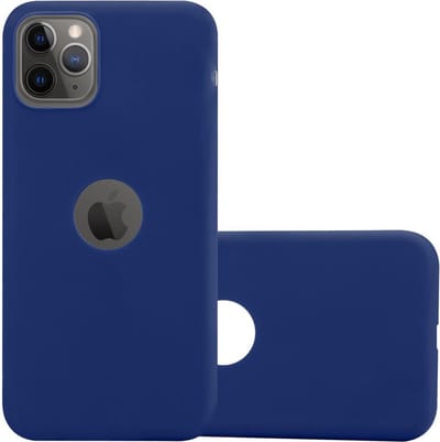 Cadorabo Hoesje geschikt voor Apple iPhone 11 PRO in CANDY DONKER BLAUW - Beschermhoes gemaakt van flexibel TPU silicone Case Cover